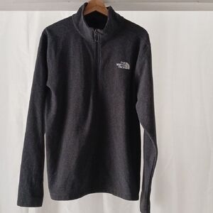 The North Face Men's Charcoal Half Zip Sweater